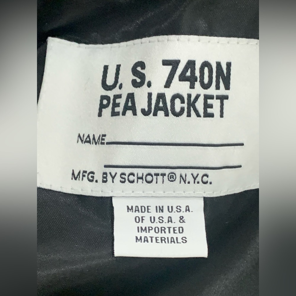 Scott Men's Elegant Black Peacoat - Picture 9 of 11